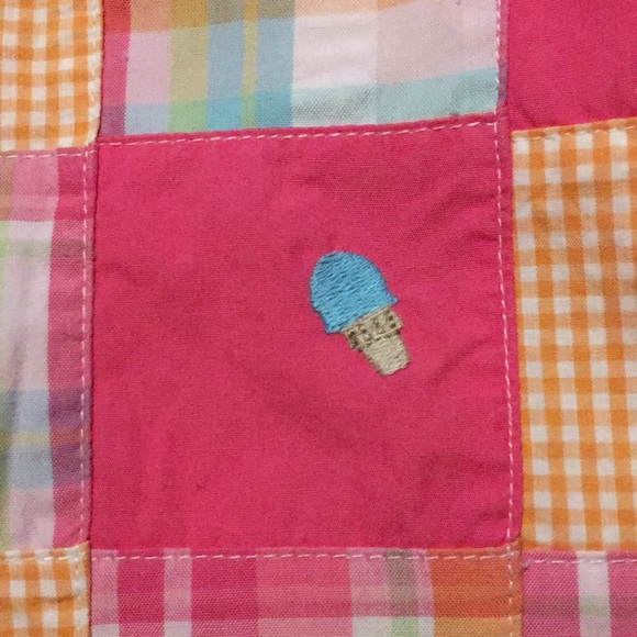 Vintage Gymboree Popsicle Party patchwork top Sz 8 - Picture 2 of 10
